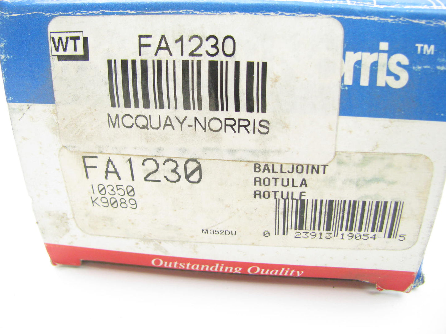 Mcquay-norris FA1230 FRONT RIGHT LOWER Suspension Ball Joint
