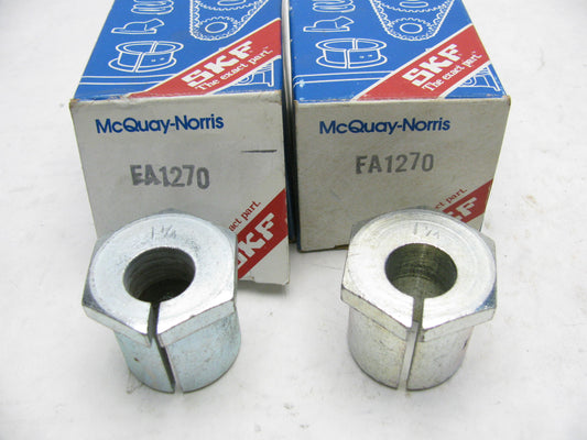 (2) Mcquay-norris FA1270 Alignment Adjust Camber Bushings, 1-1/4 Degree