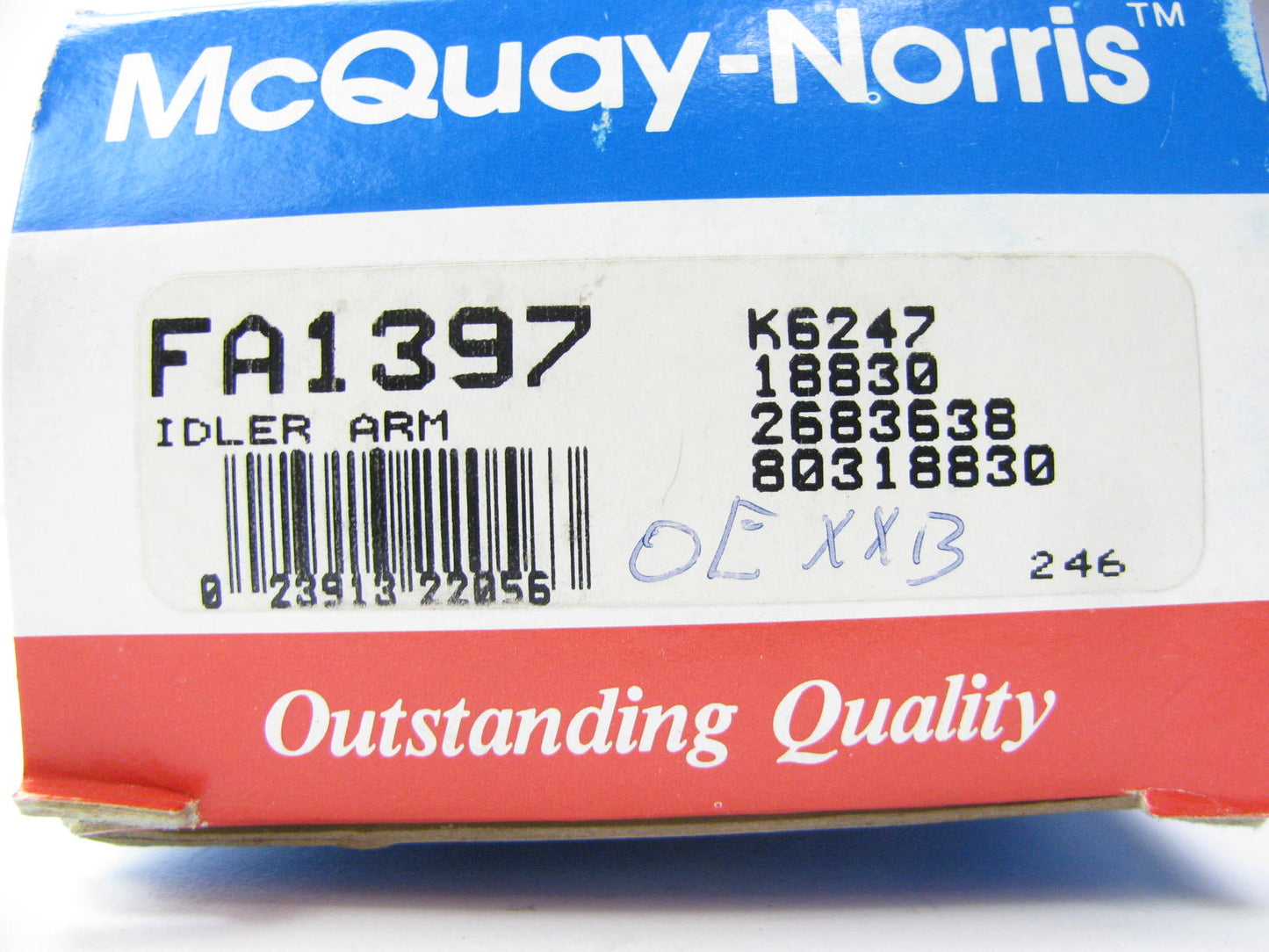 Mcquay-norris FA1397 FRONT Steering Idler Arm