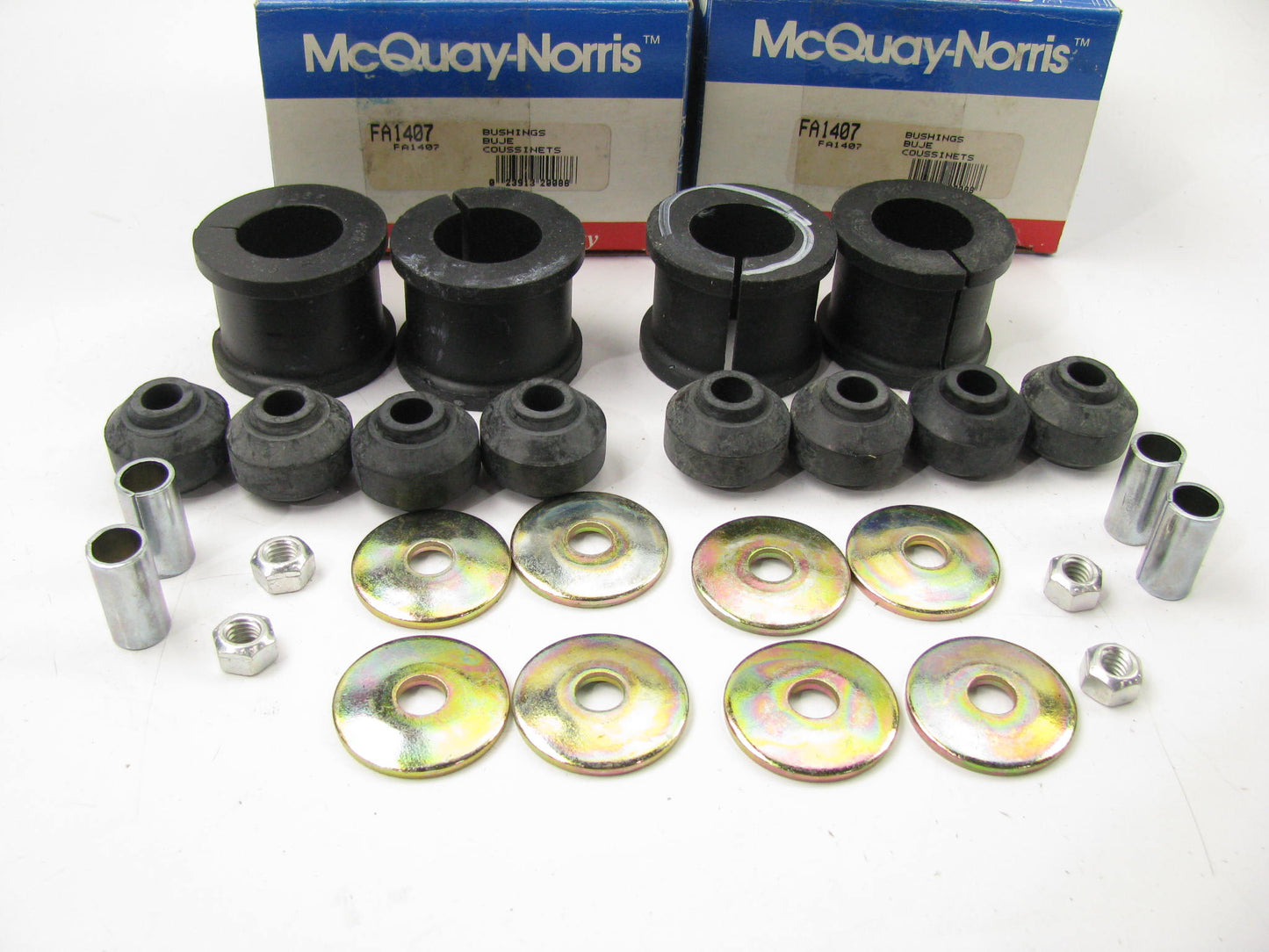 (2) Mcquay-norris FA1407 Suspension Stabilizer Bar Bushing Kit, Front