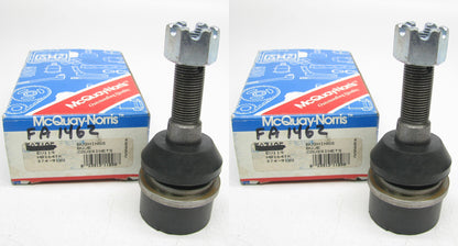 (2) Mcquay-norris FA1462 Front Upper Ball Joints - PAIR