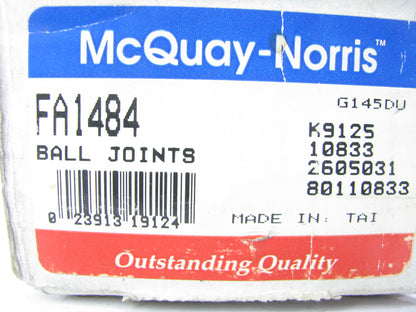 Mcquay-norris FA1484 FRONT RIGHT LOWER Suspension Control Arm And Ball Joint