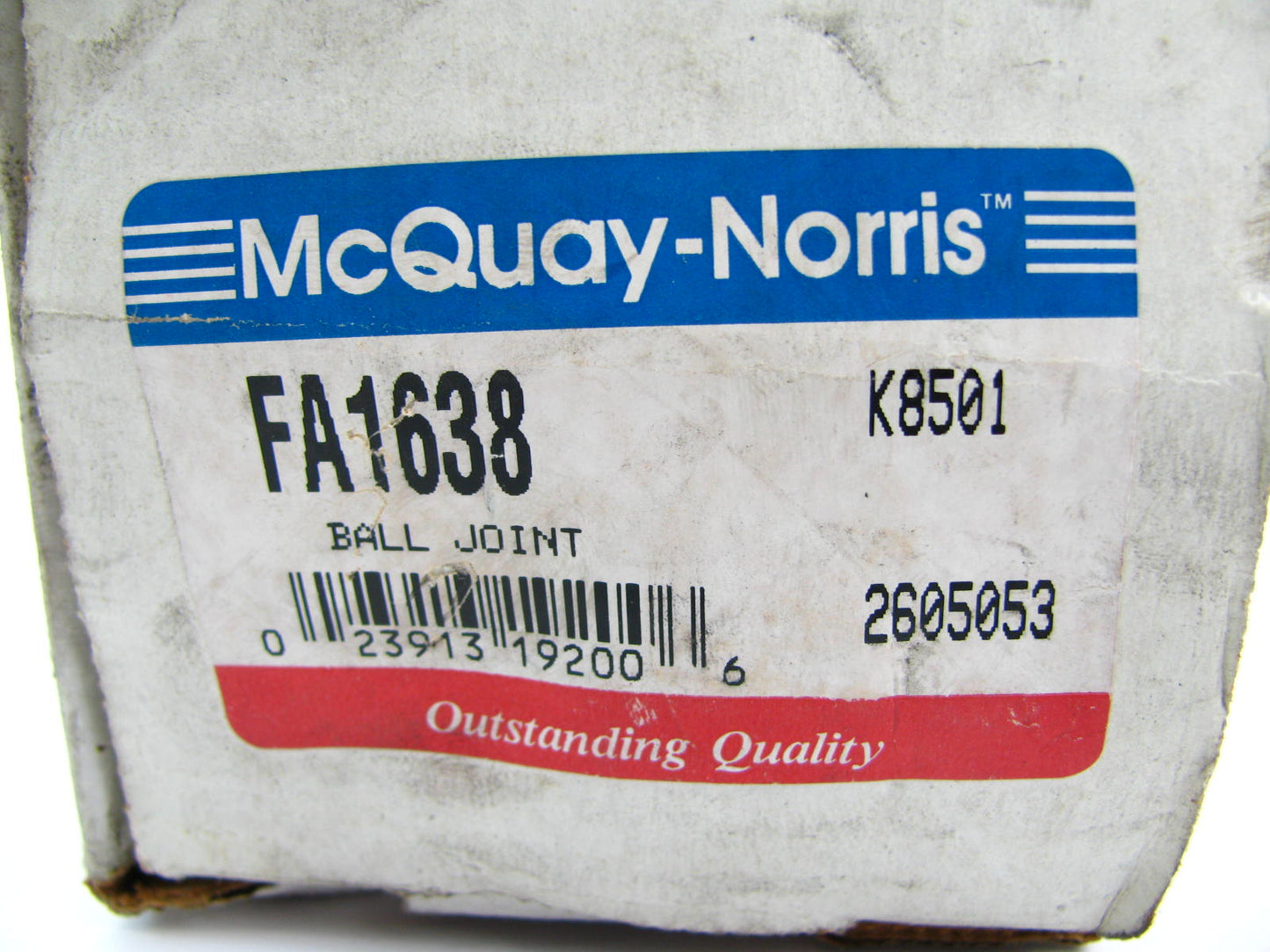 Mcquay-norris FA1638 FRONT LEFT LOWER Suspension Control Arm And Ball Joint