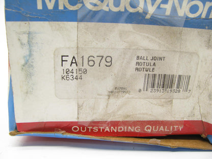Mcquay-norris FA1679 FRONT UPPER Suspension Ball Joint