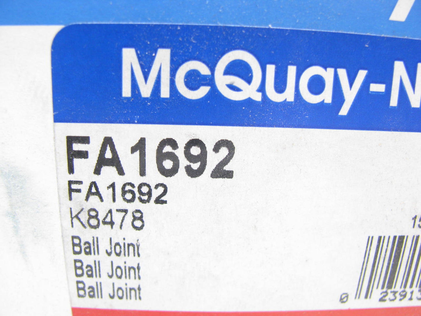 Mcquay-norris FA1692 FRONT UPPER Suspension Ball Joint 1986-97 Ford Aerostar RWD