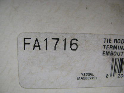 Mcquay-norris FA1716 Steering Rack And Pinion Bellows