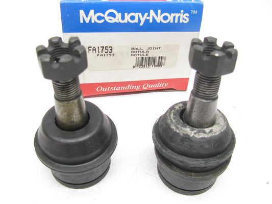 (2) Mcquay-norris FA1753 FRONT LOWER Suspension Ball Joints - 4WD