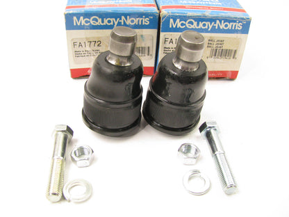 (2) Mcquay-Norris FA1772 Suspension Ball Joint - Front Lower