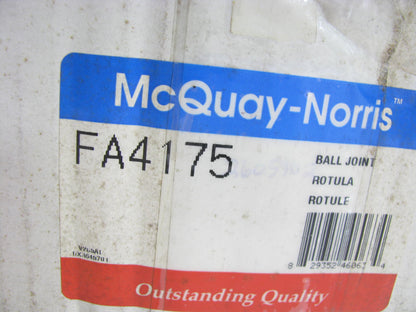 Mcquay-norris FA4175 Suspension Ball Joint Front Right Upper 98-02 Honda Accord