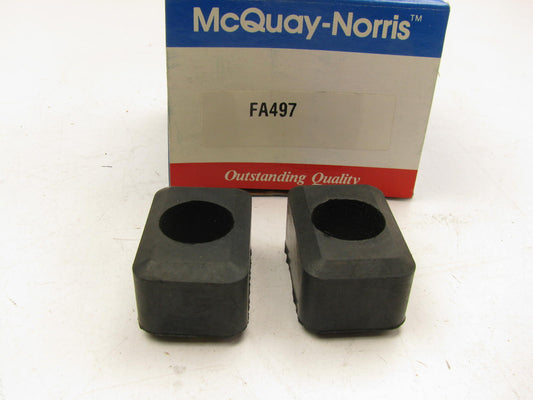 (2) Mcquay-norris FA497 Strut Rod Bushings For 1972-73 IHC 1010 1975 Travelall