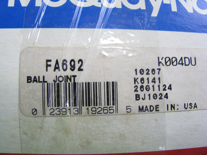 Mcquay-norris FA692 Suspension Ball Joint - Front Lower
