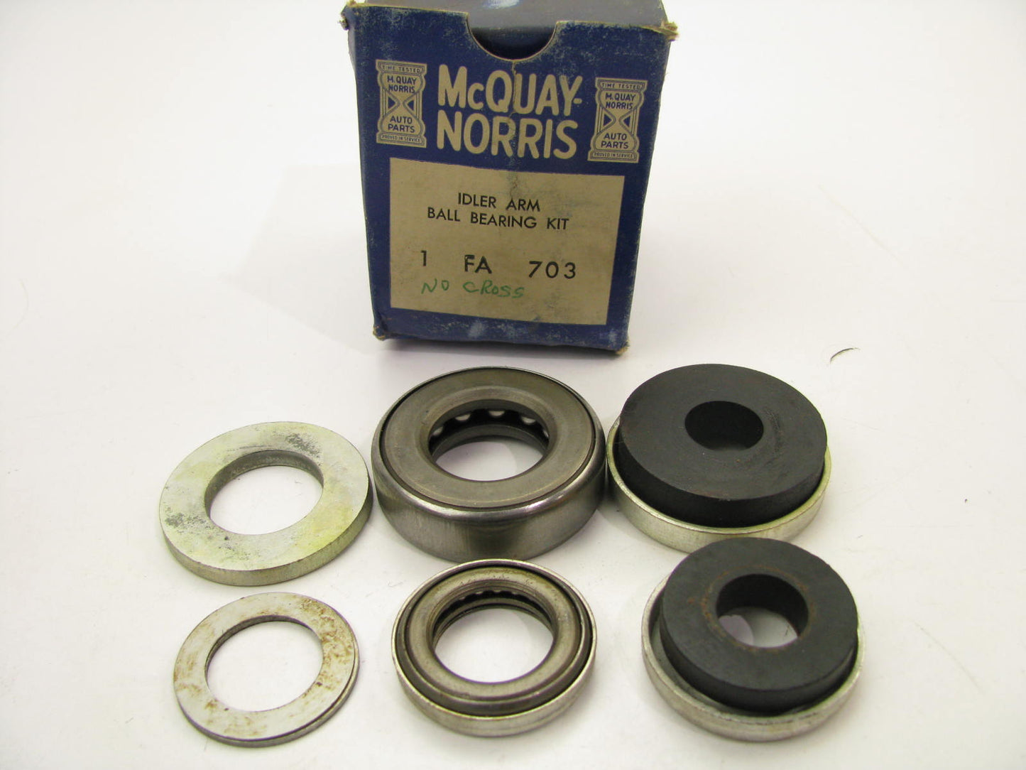 Mcquay-norris FA703 Idler Arm Ball Bearing Kit For 1955-1956 Chrysler, Desoto