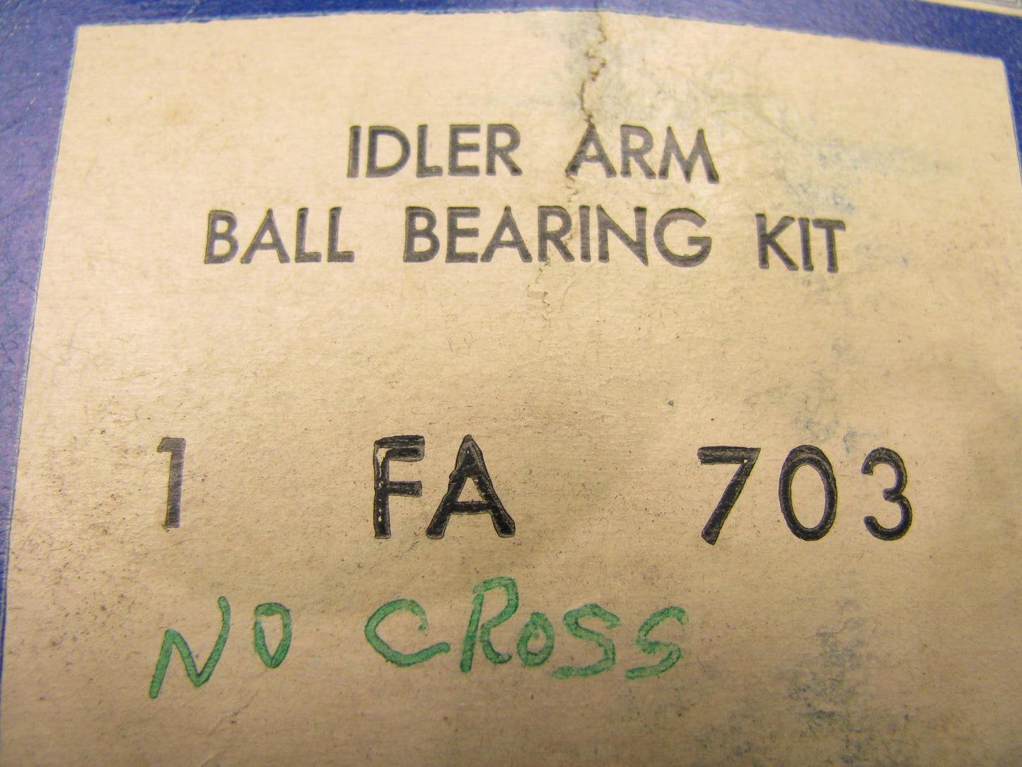 Mcquay-norris FA703 Idler Arm Ball Bearing Kit For 1955-1956 Chrysler, Desoto
