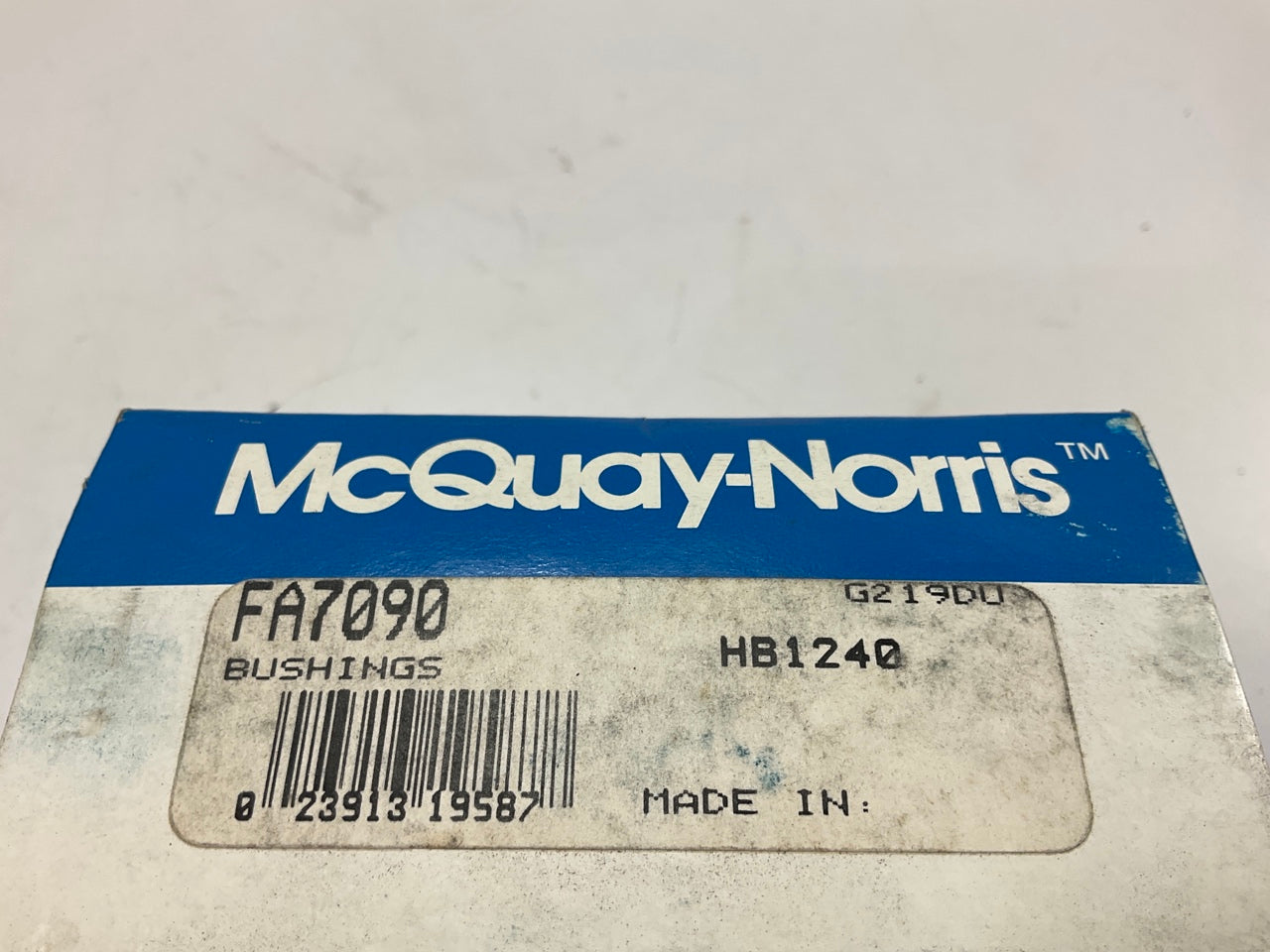 Mcquay-norris FA7090 Steering Rack And Pinion Mount Bushing Kit