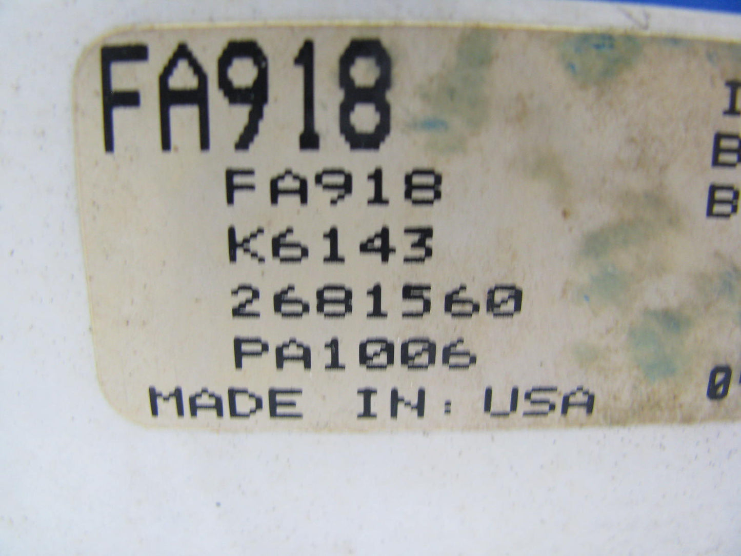 Mcquay-norris FA918 FRONT Pitman Arm