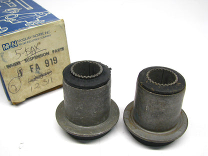 (2) Suspension Control Arm Bushings  Front Upper  Mcquay-norris FA919