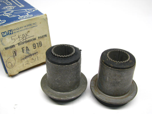 (2) Suspension Control Arm Bushings  Front Upper  Mcquay-norris FA919