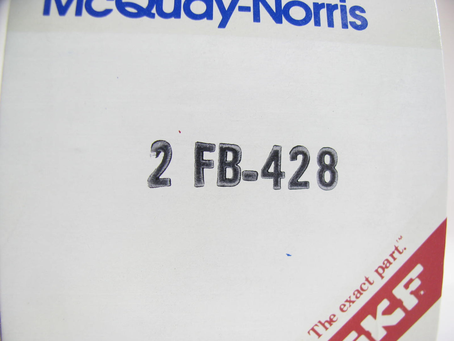 (2) Mcquay-norris FB-428 Suspension Control Arm Bushing - Rear