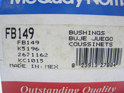 (2) Mcquay-norris FB149 Suspension Control Arm Bushing - Front Upper