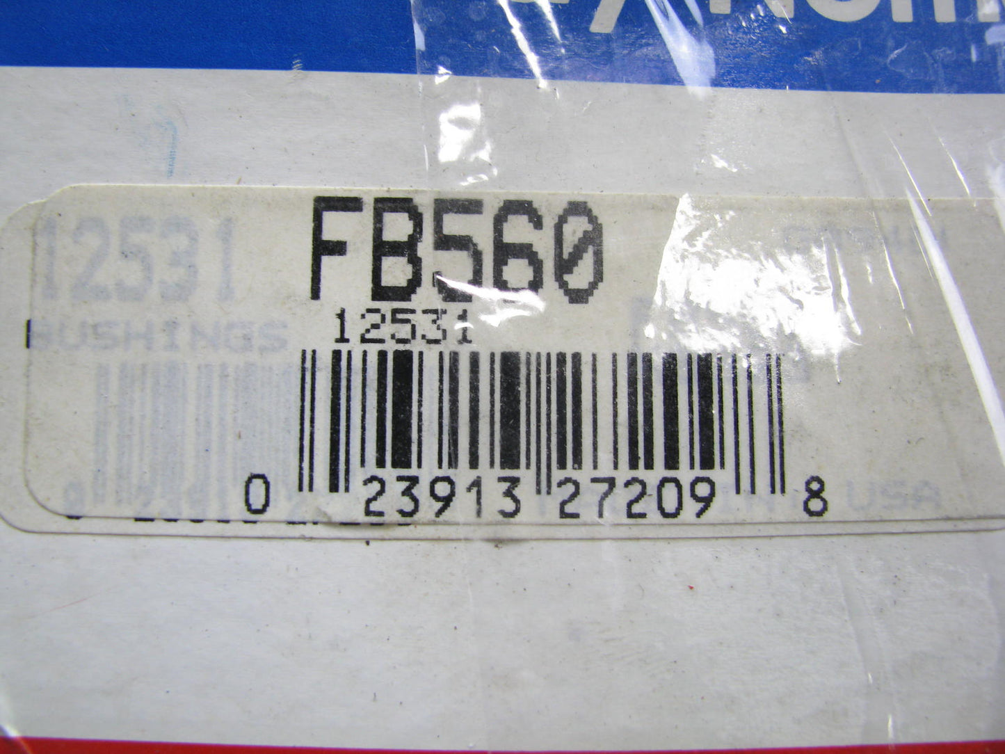 (2) Mcquay-norris FB560 Suspension Control Arm Bushing - Front Upper