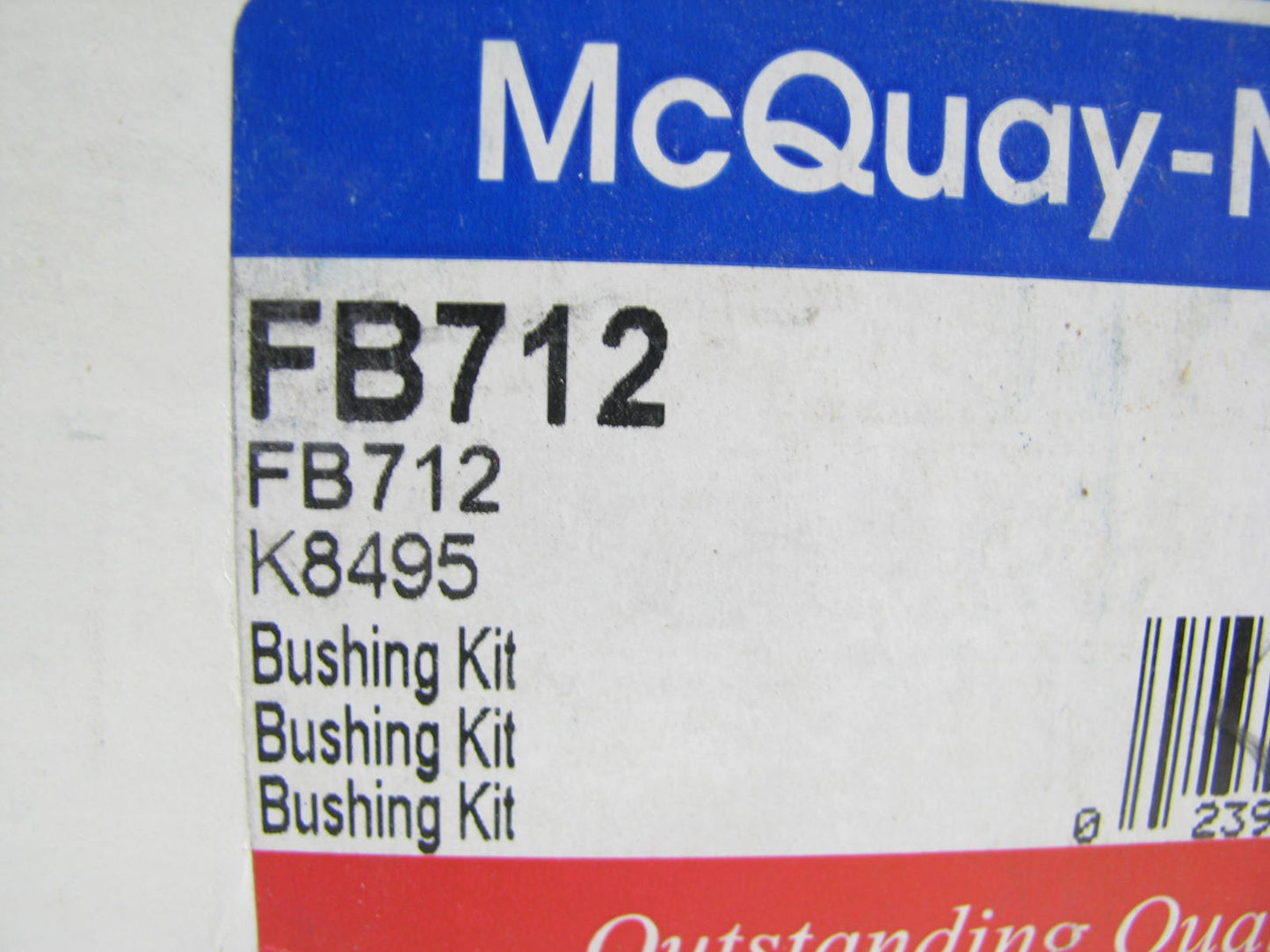 Mcquay-norris FB712 FRONT LOWER REARWARD Suspension Control Arm Bushing