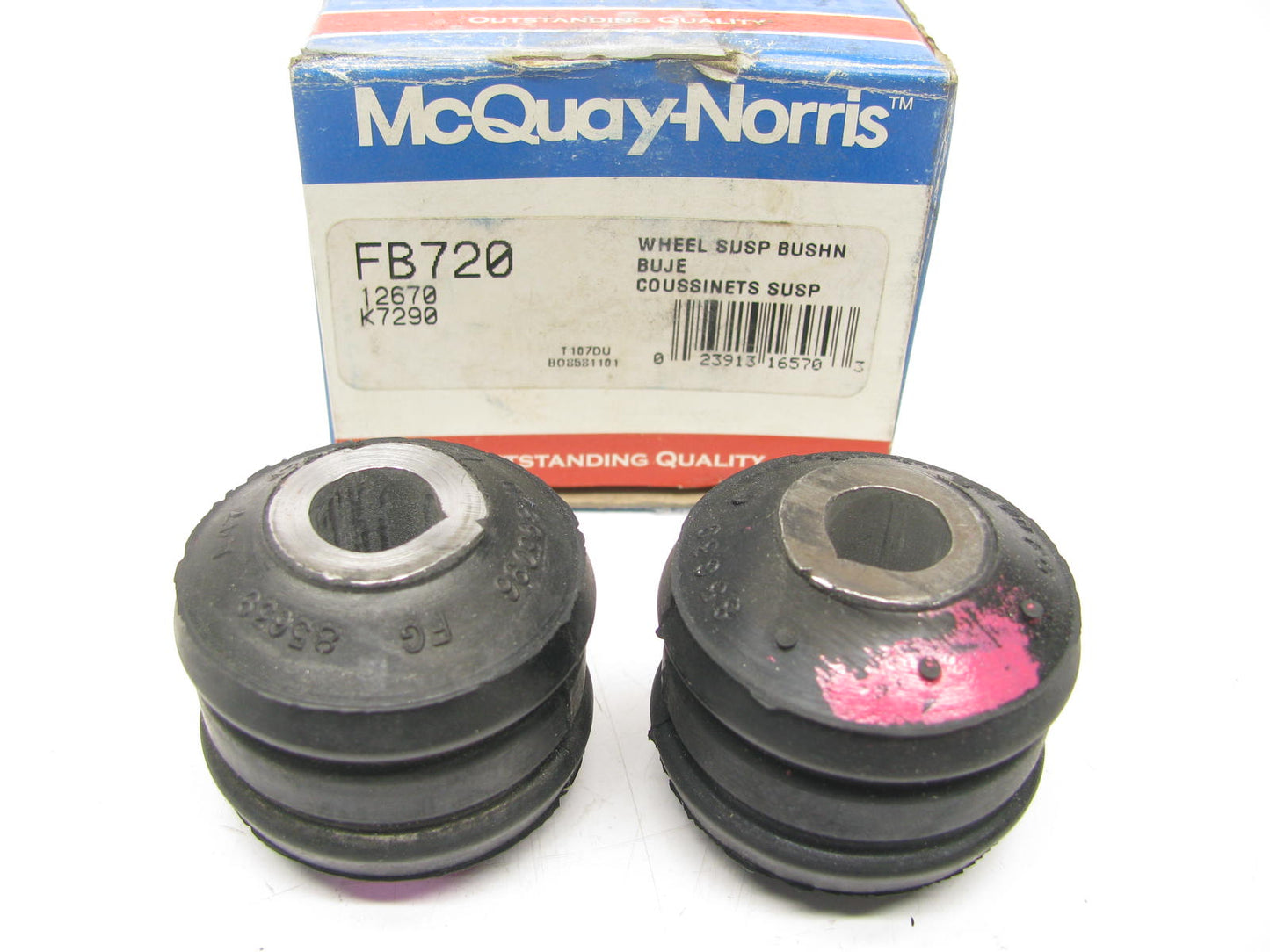 Mcquay-norris FB720 Front Upper Suspension Control Arm Bushings PAIR