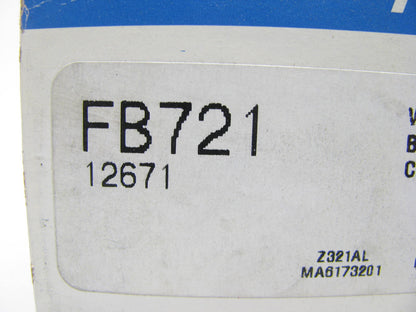 Mcquay-norris FB721 Front LOWER Suspension Control Bushings