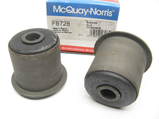 (2) Mcquay-norris FB728 FRONT/REAR UPPER Suspension Control Arm Bushings