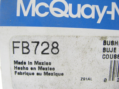 (2) Mcquay-norris FB728 FRONT/REAR UPPER Suspension Control Arm Bushings
