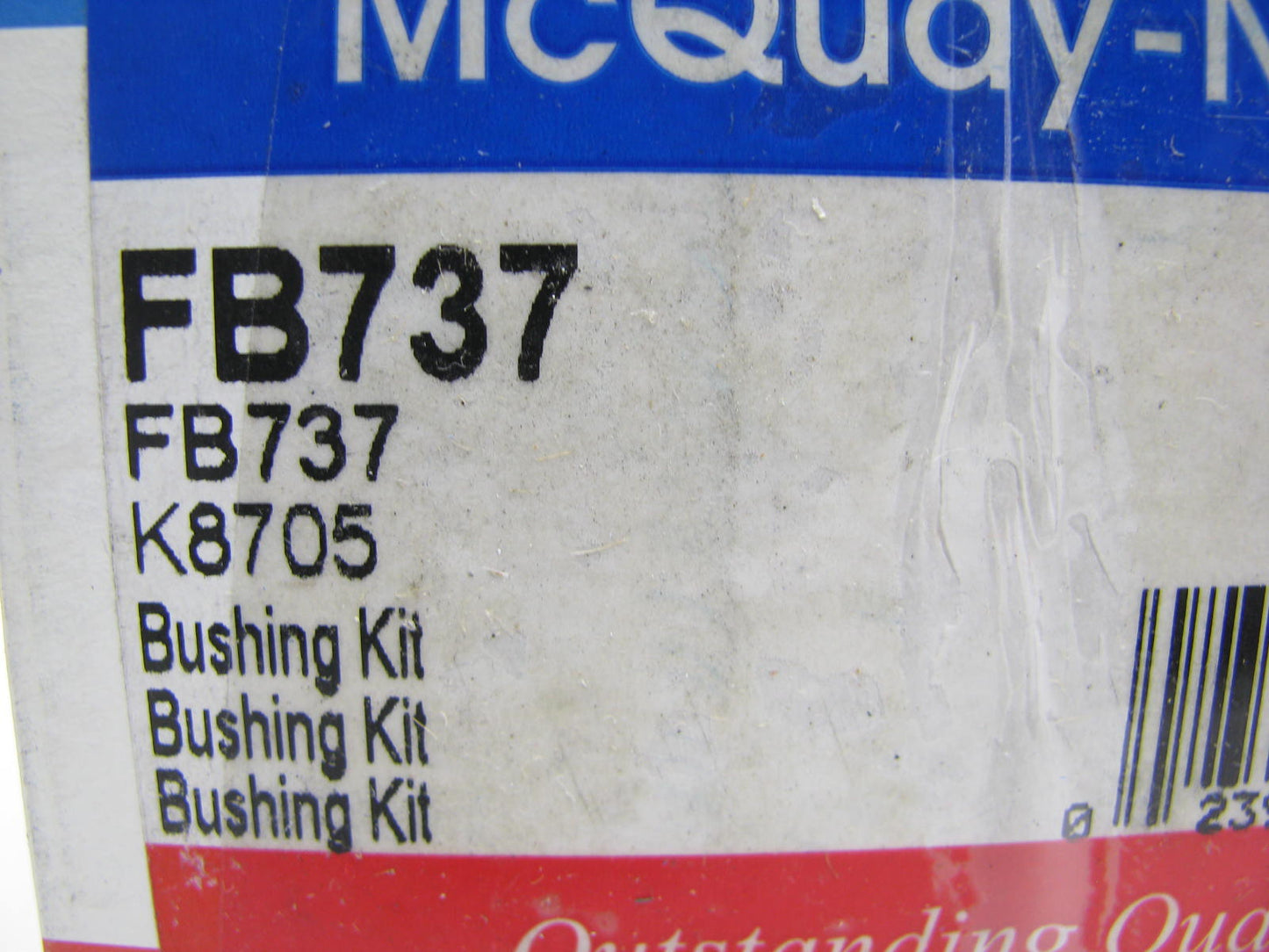 Mcquay-norris FB737 FRONT LOWER REARWARD Suspension Control Arm Bushings