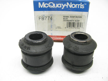(2) Mcquay-norris FB774 Suspension Control Arm Bushing, Rear Lower Inward