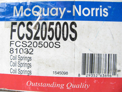 SET - Mcquay-norris FCS20500S FRONT Coil Springs For 04-06 Avalon Camry FWD