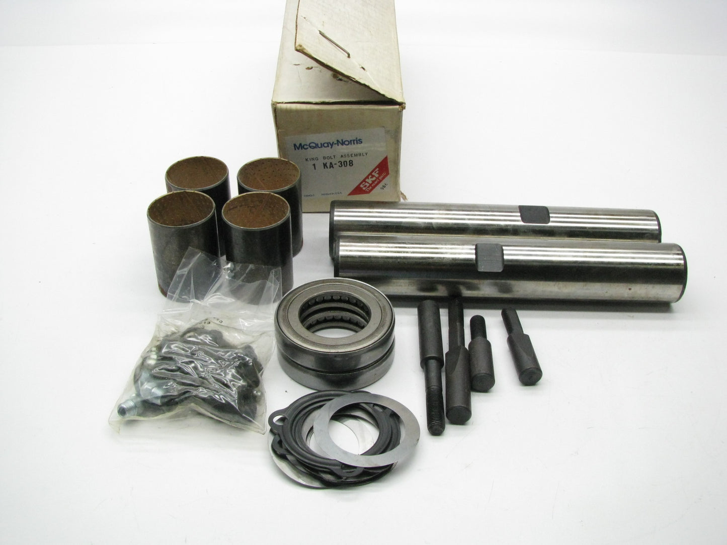 Mcquay-norris KA-308 Steering King Pin Bolt Set 1970-86 Ford C-L-W-CL-CLT Series