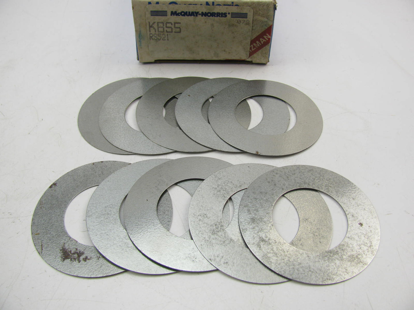 Mcquay-Norris KBS5 KING PIN SHIMS - 0.015'' Thick, 2 9/16'' Outer Diam., 1.382 ID