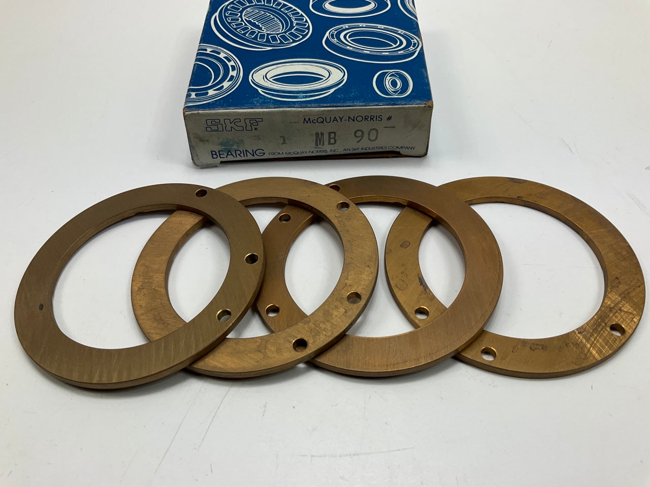 M-N  MB90  Crankshaft Thrust Washer Kit Of (4) For Continental F-Series L Head