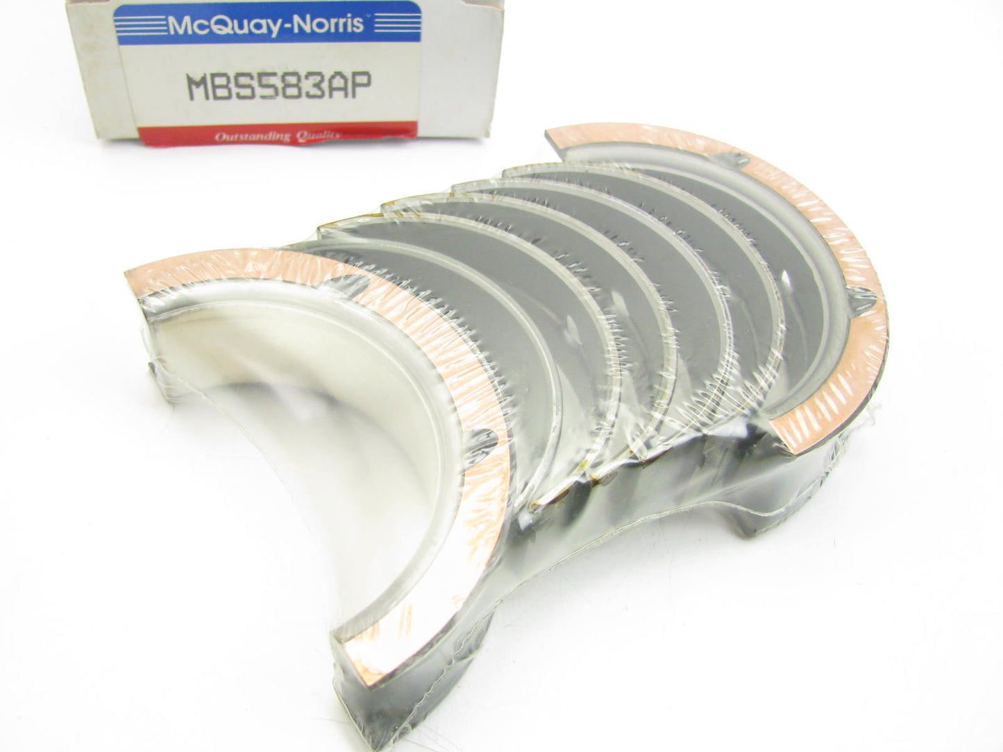 Mcquay-norris MBS-583AP Main Bearings STD 1964-90 Buick 3.0L 3.2L 3.3L 3.8L 4.1L