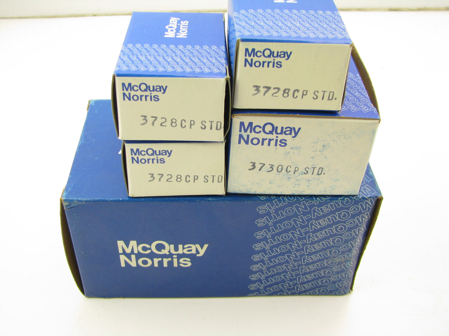 Mcquay-norris MBS492CP STANDARD SIZE Main Bearings - 1954-1964 Ford 223 I6