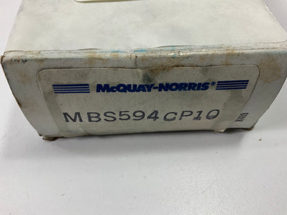 Mcquay-norris MBS594CP-10 Main Bearings .010'' 1964-1975 Ford 200-L6 (7-Main)