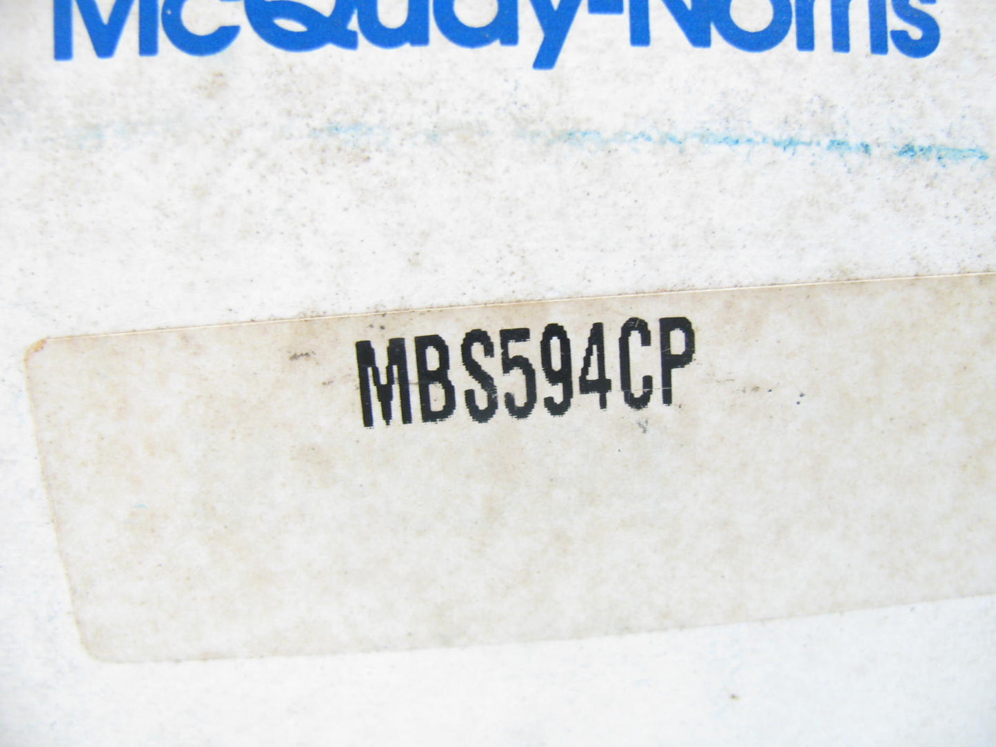 Mcquay-Norris MBS594CP Main Bearings - Standard 1964-1975 Ford 200-L6 (7 MAIN)