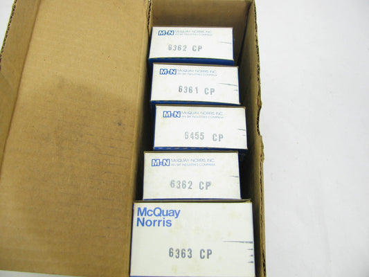 Mcquay-norris MBS614CP Main Bearings - Standard 1963-1967 Cadillac 390 429 V8