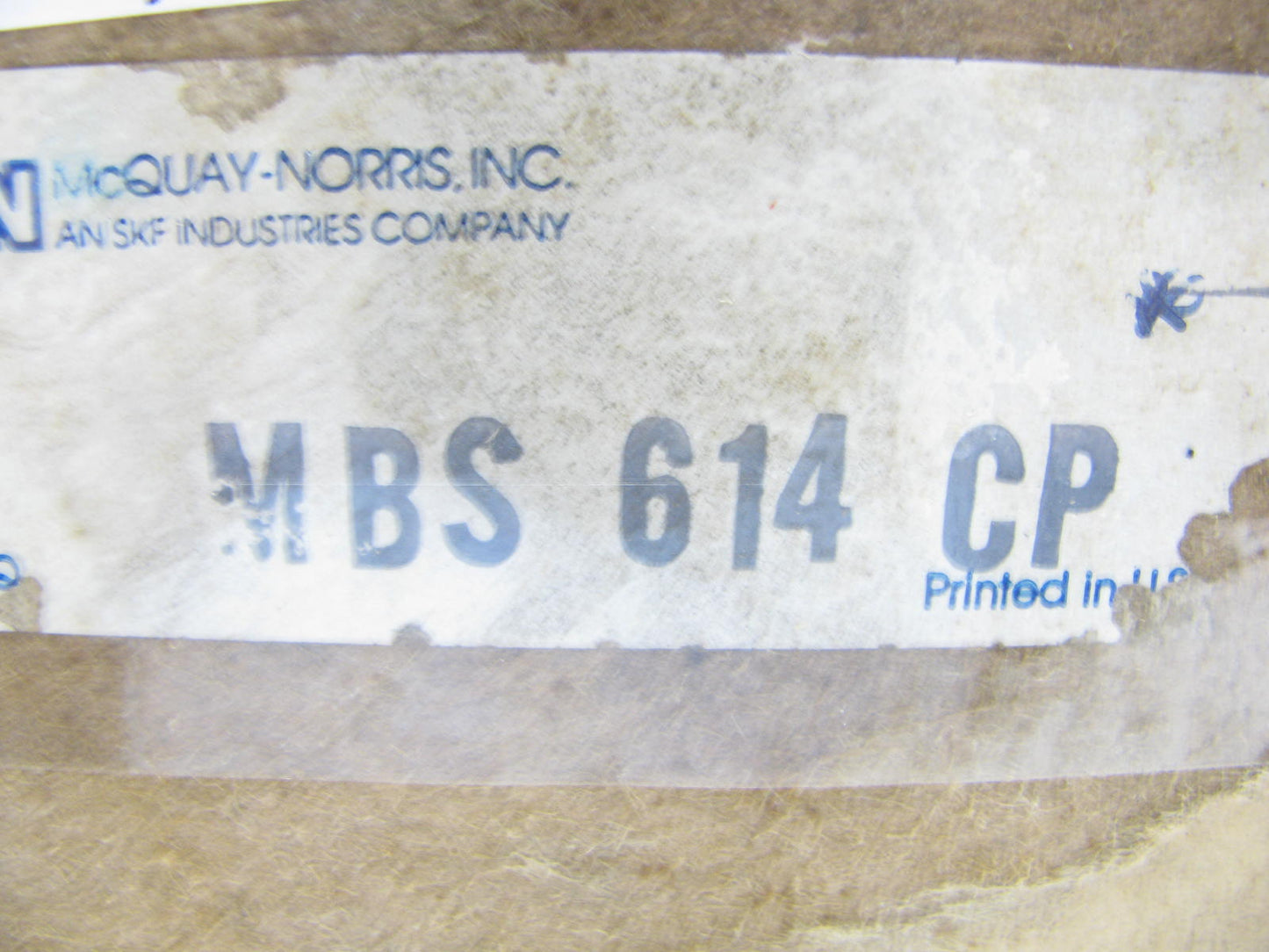 Mcquay-norris MBS614CP Main Bearings - Standard 1963-1967 Cadillac 390 429 V8