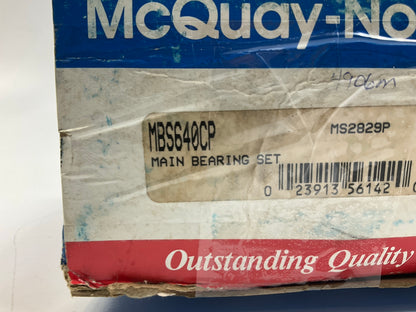 Mcquay-Norris MBS640CP STD Engine Main Bearing Set BBC 366 396 402 427 454 V8
