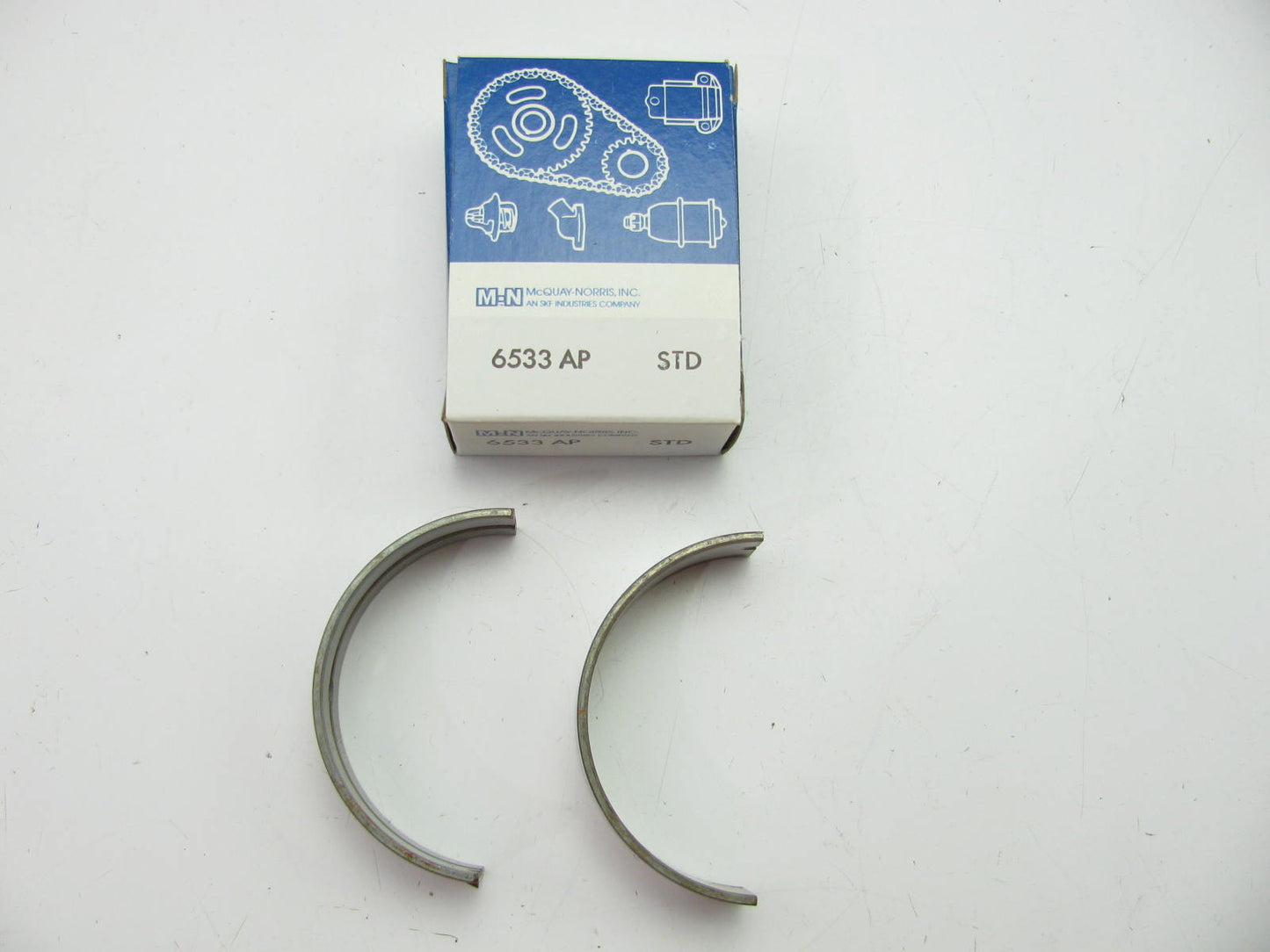 Mcquay-norris MBS647AP Main Bearing Set STD  For 1966-1980 Buick 340 350