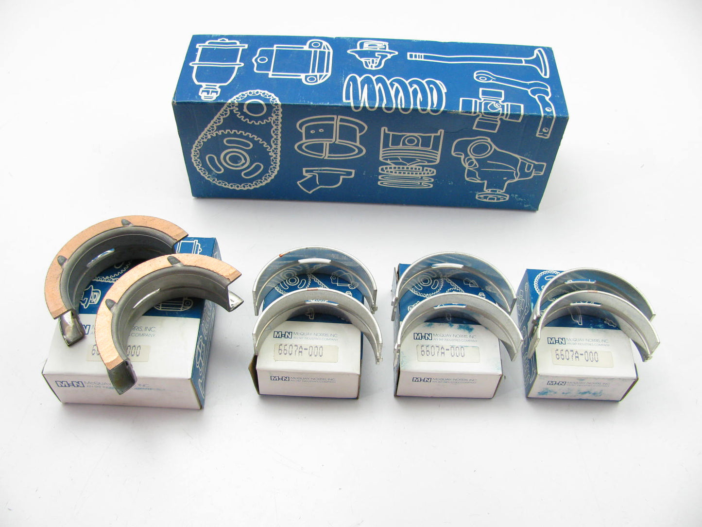 Mcquay-norris MBS685A Main Bearings Set STD For 1974-1989 Ford 2.8L 2.9L-V6
