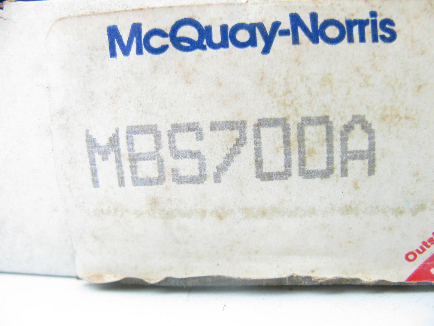 Mcquay-Norris MBS700A Main Bearings - Standard For 1960-1987 Dodge 225 Slant Six