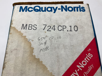 Mcquay-norris MBS724CP-10 Main Bearings .010'' 1965-1996 Ford 240 250 300-L6