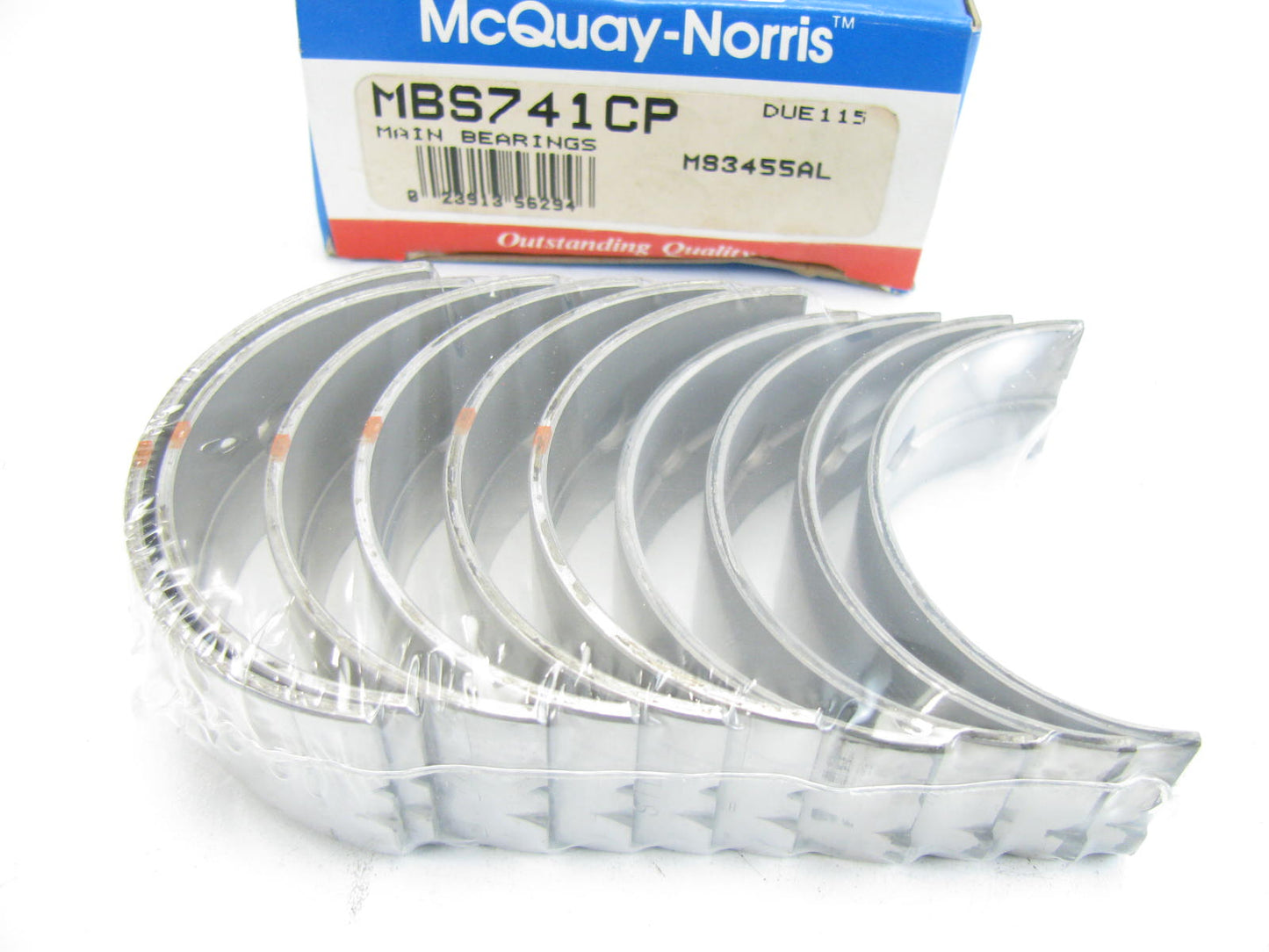Mcquay-norris MBS741CP Engine Main Bearings - Standard 1978-80 Ford Fiesta 1.6L