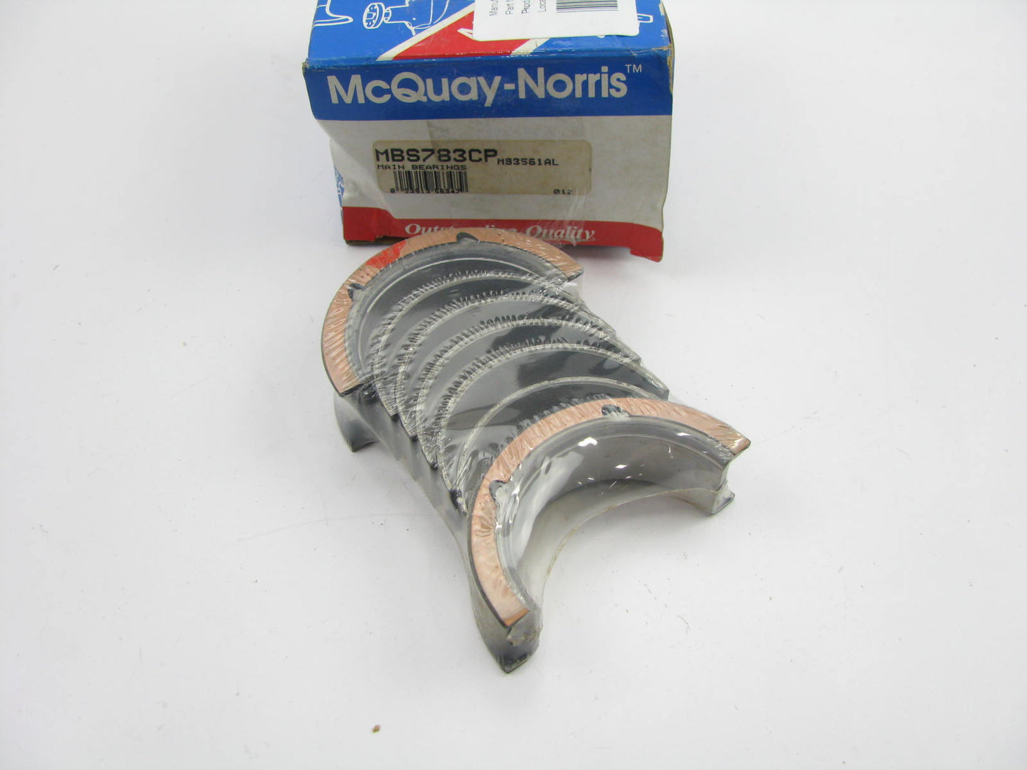 Mcquay-norris MBS783CP Engine Main Bearings - Standard 1982-87 Ford 232 3.8L-V6