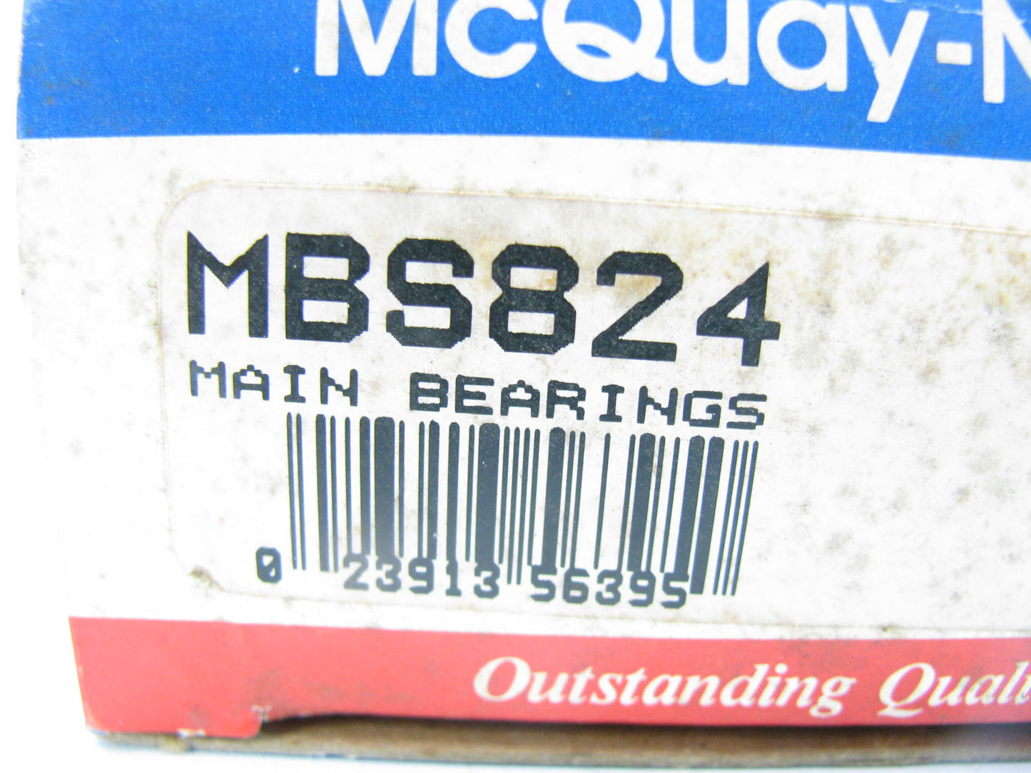 Mcquay-norris MBS824 Engine Main Bearings - 1975-1991 Honda 1.3L 1.4L 4 Cyl