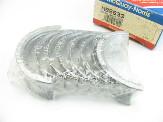 Mcquay-norris MBS833 Engine Main Bearings For 1988-90 Subaru 2.7L 2672cc 6Cyl